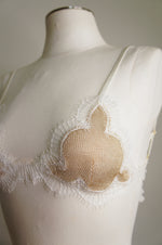 Aphrodite Chainmail Jersey Bralette Gold