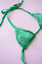 Size XS Green Mesh Micro Bralette