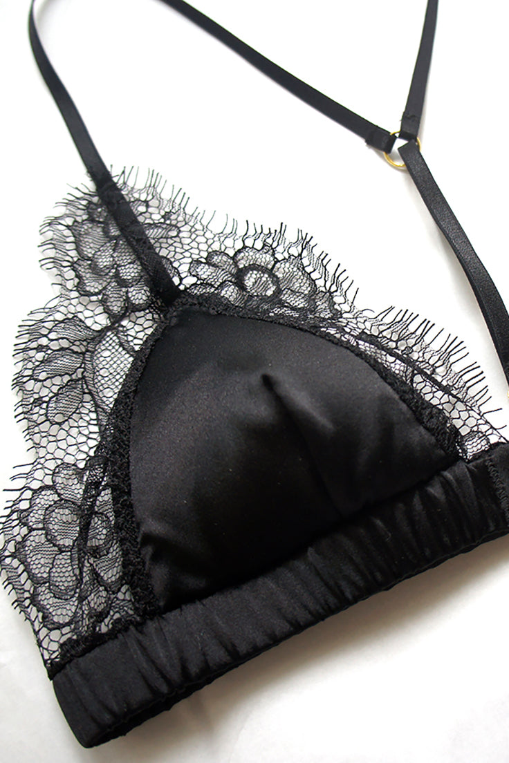 Sophie Silk and Lace Bralette
